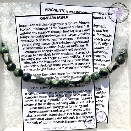 Men’s Kambaba Jasper & Magnetite Bracelet